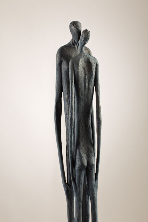 Animus, Sculpture Bronze, encastrement, completude, sculpture couple, sculpture amour, animus anima, anima, sculpture anima