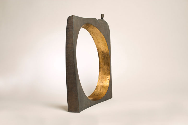 La que sabe, Sculpture Bronze, La Grande Mère, Celle qui sait, Vide, plein, vide plein, sculpture vide, sculpture vide plein, cercle, sculpture 