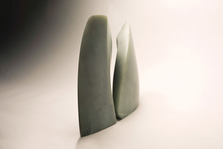 Chloe desrousseaux, Rituel, steatite, encastrement, completude, rituel japonais, sculpture douceur, apaisement, sculpture apaisement,  