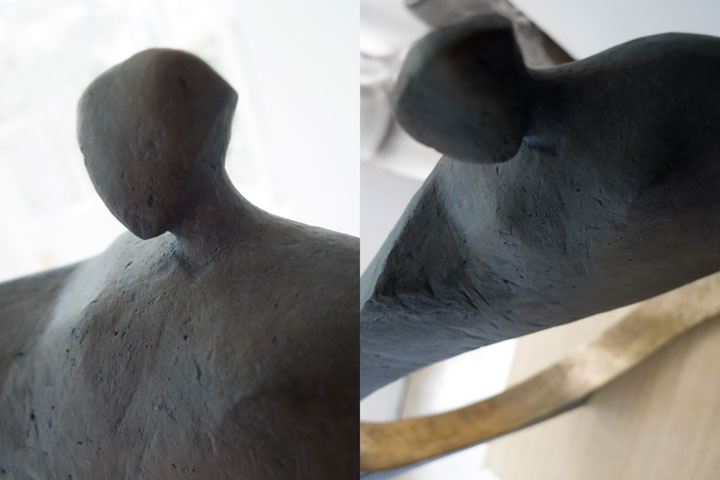 La que sabe, Sculpture Bronze, La Grande Mère, Celle qui sait, Vide, plein, vide plein, sculpture vide, sculpture vide plein, cercle, sculpture 