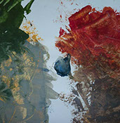 Chloe Desrousseaux, Atelier, matiere, Entendre MATIERE parler, transparence albatre, cire rouge, ecorce bouleau, sculpture, pierre, bronze