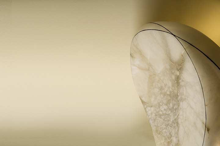 Sculpture albatre, sculpture albâtre, marbre, sculpture contemplation, contemplation, sculpture apaisement, apaisement, sculpture silence, sculp