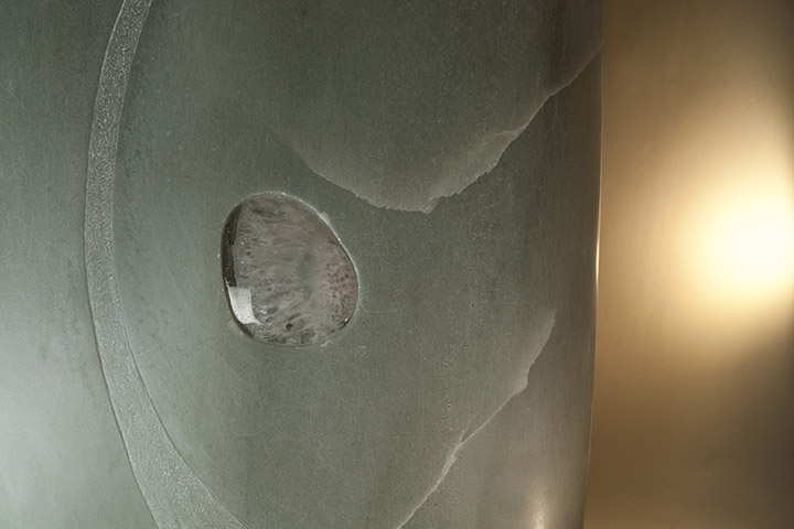 La que sabe, Sculpture Bronze, La Grande Mère, Celle qui sait, Vide, plein, vide plein, sculpture vide, sculpture vide plein, cercle, sculpture 